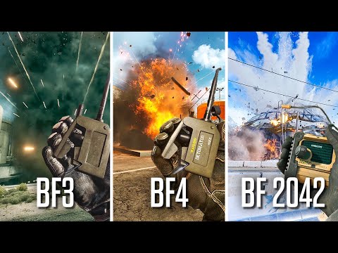 Battlefield Destruction Comparison: Battlefield 3 / Battlefield 4 / Battlefield 2042