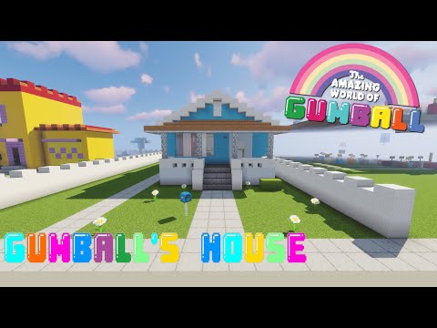 The Amazing World of Gumball House Tour in Minecraft! (Watterson House)