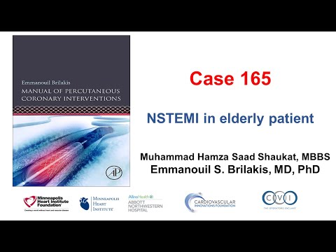 Case 165: Manual of PCI - NSTEMI in an elderly patient