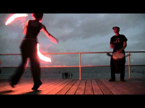 Drum and Fire Performance