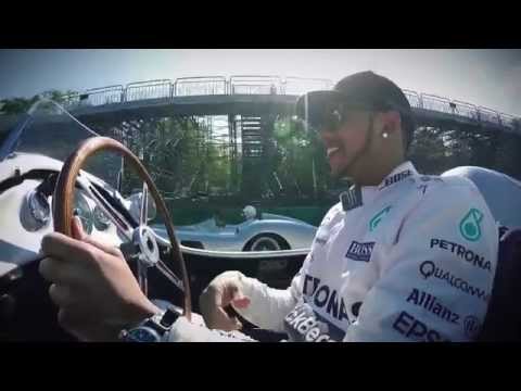 Lewis and Sir Stirling Take On Monza!