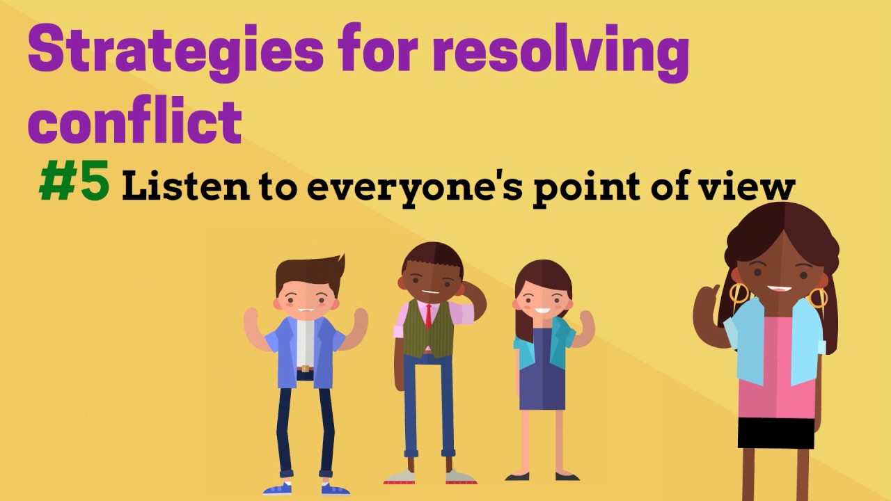 How do you resolve conflicts between students and teachers?