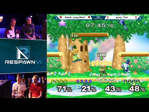R6 - Kobobi / yung Ullrich Vs. gLory / Timi - Winners Semi Final - SSBM Doubles