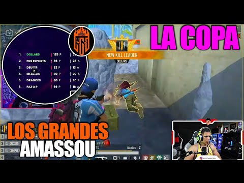 REACT DO HUDSON - LA COPA - LOS GRANDES AMASSOU DISPAROU NA LIDERANÇA SO FALTOU O BOOYAH