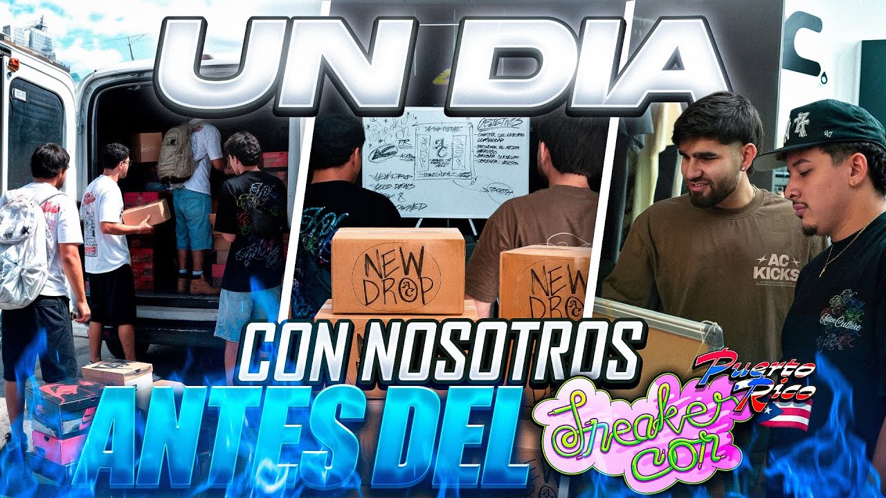 Un día con nosotros una semana antes de SneakerCon PR