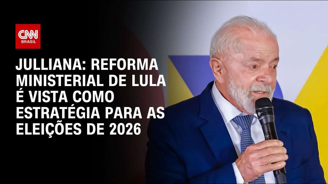 Julliana: Reforma ministerial de Lula é vista como estratégia para as eleições de 2026 | BASTIDORES