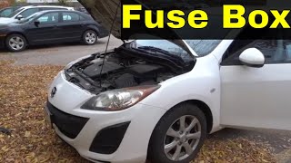 Fuse Box Locations On A Mazda 3-Tutorial
