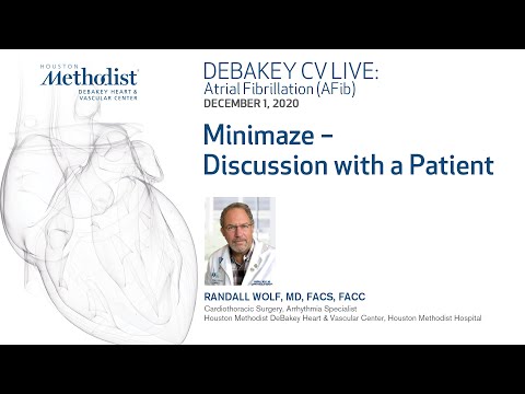 Minimaze – Discussion with a Patient  (Randall Wolf, MD) December 1, 2020