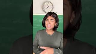 SAYING A BAD WORD IN CLASS😳😭😂 #shorts #viral