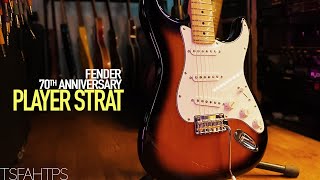 Video thumbnail for It’s a piece of History...Fender 70th Anniversary Player Stratocaster by TheSuperFunAwesomeHappyTimePedalShow