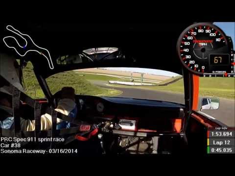 Sonoma Raceway PRC Spec 911 FULL RACE 3/16/14