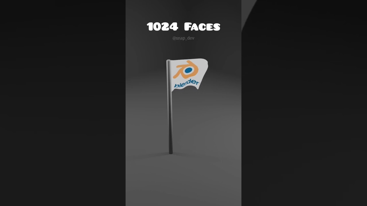 Flag Animation in Blender! Cloth Simulation! 🔥 | #blender3d