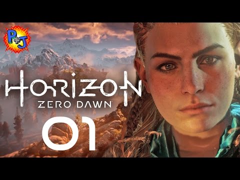 Let's Play Horizon Zero Dawn | Gameplay Walkthrough Part 1 | First Hunt