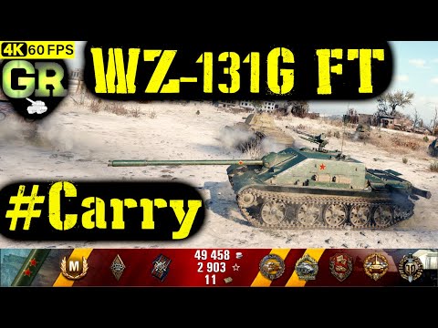 World of Tanks WZ-131G FT Replay - 8 Kills 3.1K DMG(Patch 1.4.0)