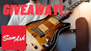 Video thumbnail for Michael Kelly Hybrid Special Guitar Review and GIVEAWAY with Sam Ash! by Guitar George