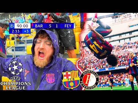 FC Barcelona vs. Feyenoord - UCL Stadionvlog ⛈️😱 | ADEYEMI SALTO NACH TRAUMTOR | ViscaBarca