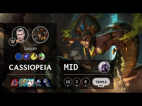 Cassiopeia Mid vs Syndra - EUW Challenger Patch 10.5