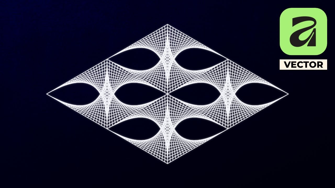 How to Create a Rhombus String Art Figure in Affinity Vector Studio