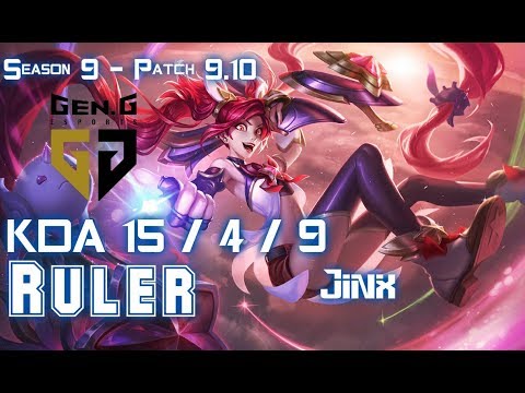 Gen Ruler JINX vs KAI'SA ADC - Patch 9.10 KR Ranked