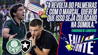 ANSELMI VAI SER DEMITIDO? TRETA ENTRE PALMEIRAS E BOTAFOGO, E SÚMULA ERRADA COM IDA AO SHOPPING
