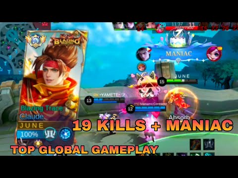 CLAUDE MANIAC + 19 KILLS | TOP GLOBAL GAMEPLAY