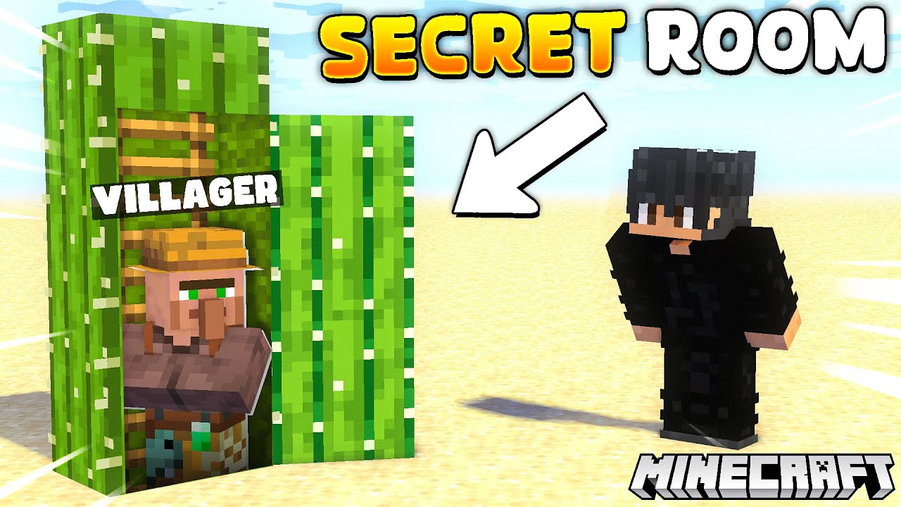Villagers are HIDING from Me in this SECRET ROOM