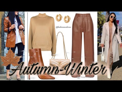 COMO LUCIR BIEN EN OTOÑO INVIERNO MODA 2023 CÓMO Vestir OUTFITS OTOÑALES PARA MUJER TENDENCIA 23/24