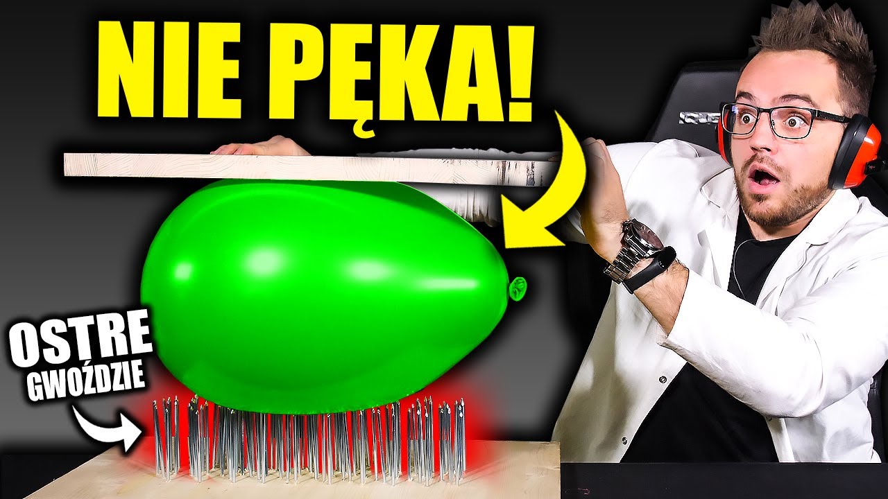 NIEWIARYGODNE EKSPERYMENTY z BALONAMI !