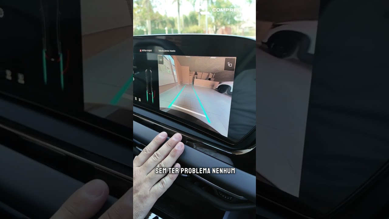 Como é a câmera de ré do Audi A5?