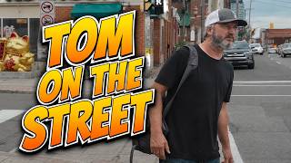 On The Street And Shopping With Tom