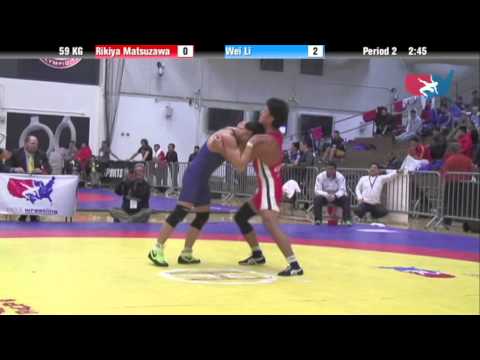 GR 59 KG - CSF - Rikiya Matsuzawa (JPN) vs. Wei Li (CHN)