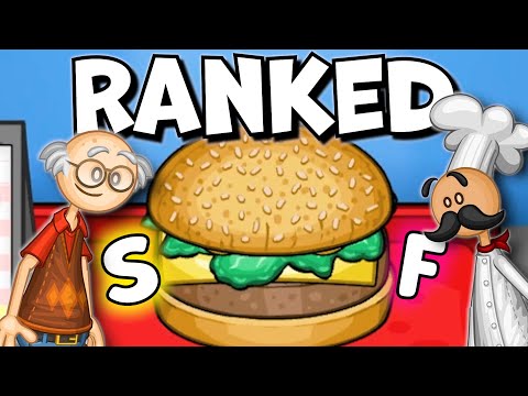 I Ranked EVERY SINGLE Papa Louie's Game! - YouTube