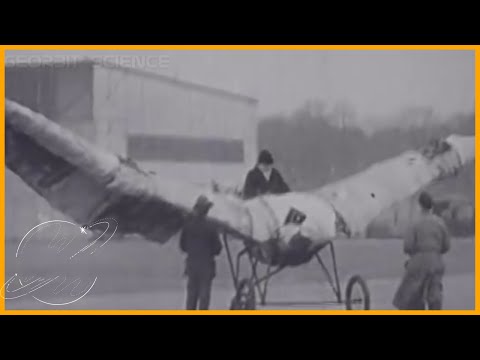 Caught On Camera - Early Flying Failures Stock Footage