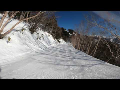 Manza Onsen Ski Hill in Japan