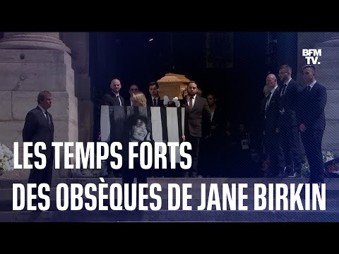 Hommages de Charlotte et Lou, "La Javanaise"... Les moments forts des obsèques de Jane Birkin