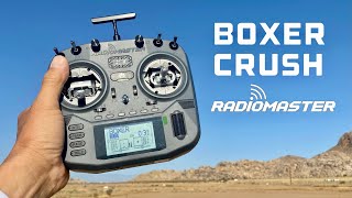 Boxer Crush Radio Transmitter Review AG01 CNC Hall Effect Gimbals standard. 1 Watt Power Output!