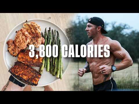 How I Eat To Lift Heavy & Run Far | 3,800 Calorie Full Day Of Eating