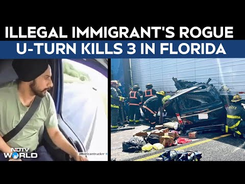Florida Truck Crash | Illegal Immigrant's U-Turn On Florida Turnpike Kills 3, Police Deports Him