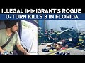 Florida Truck Crash Illegal Immigrant S U Turn On Florida Turnpike Kills 3 Police Deports Him