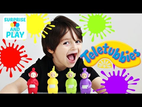 New Teletubbies Family Figure Pack Unboxing and Learn Colors, Numbers and Sizes