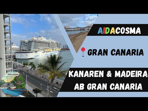 AIDAcosma #1 | Arrival at the AIDAcosma in Gran Canaria ✈️🛳️