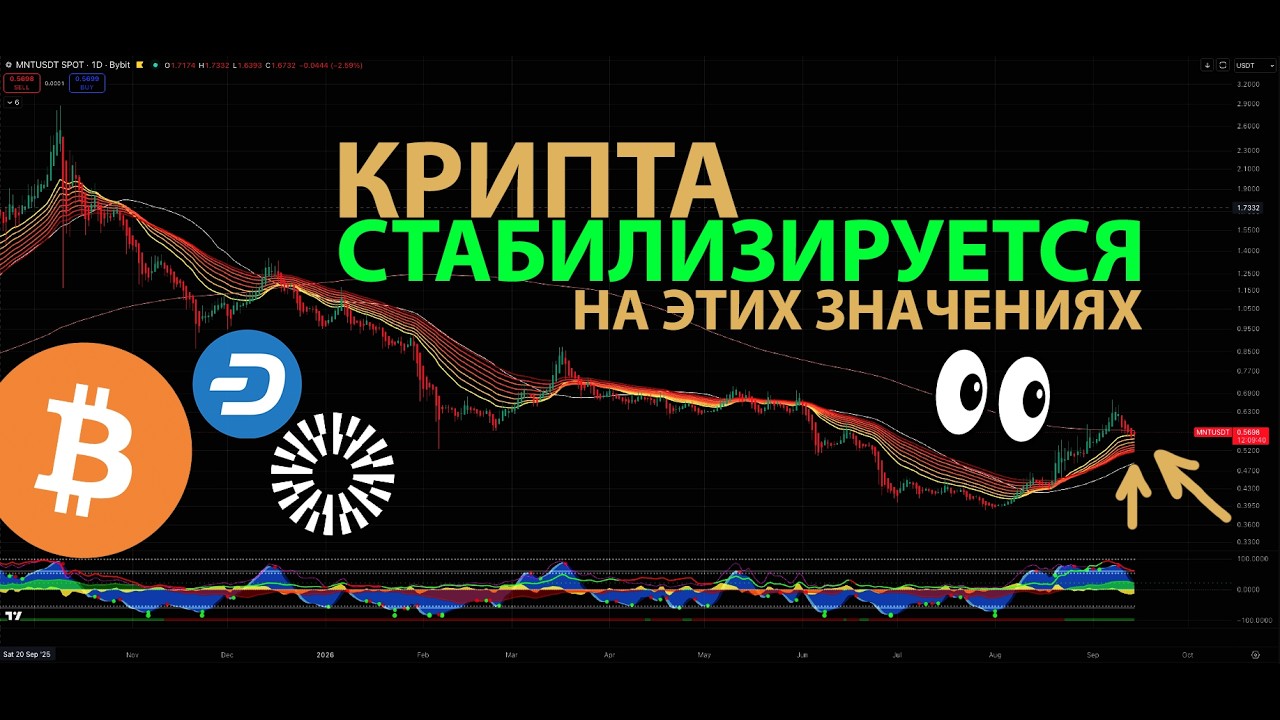 КРИПТА ОТБИЛАСЬ, НЕ УПУСТИ МОМЕНТ!! 🟢 СРОЧНЫЙ РАЗБОР BTC, ETH, MNT, DASH, TRON