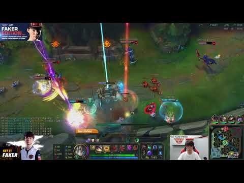 Full game SKT T1 Faker Galio vs Syndra mid Season 7 S7
