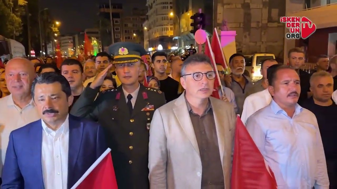 İskenderunlu 15 Temmuz’da Anıt alanında buluştu…