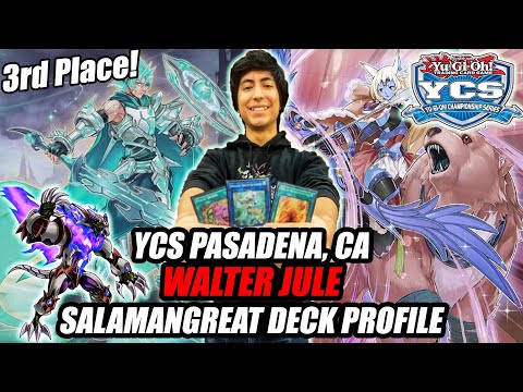 Yu-Gi-Oh! YCS Pasadena 3rd Place - Salamangreat Deck Profile - Walter Jule 2019 CA TEAM BORTLE