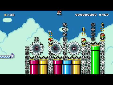 Cloud Platforming! (Hard) by Josнυα [Joshua] 🍄Super Mario Maker 2 ✹Switch✹ No Commentary #dre