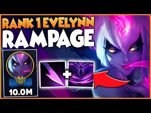 WHEN A 10 MILLION MASTERY POINT EVELYNN GOES TRY HARD IN RANKED - League of Legends