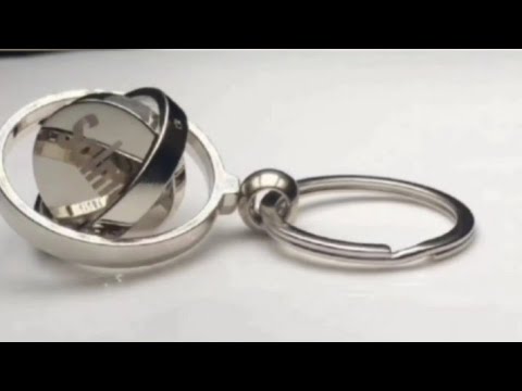 Name Engraved Globe Keychains