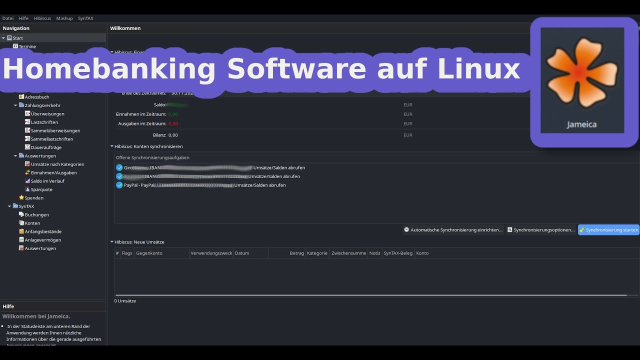 Vereinssoftware, Online-Banking und Finanzbuchhaltung - Die System übergreifende Jameica-Platform macht es möglich! 9 Vereinssoftware, Online-Banking und Finanzbuchhaltung – Die System übergreifende Jameica-Platform macht es möglich!