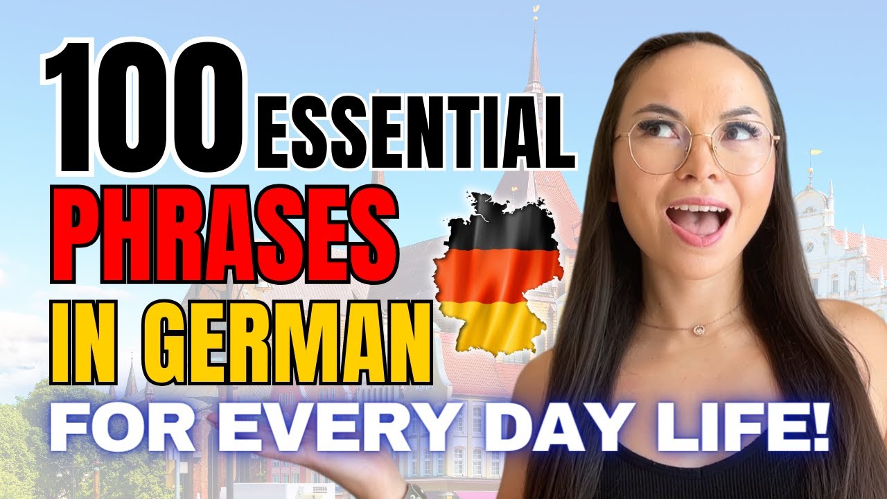 100 Easy German Phrases for DAILY LIFE | Practical German!